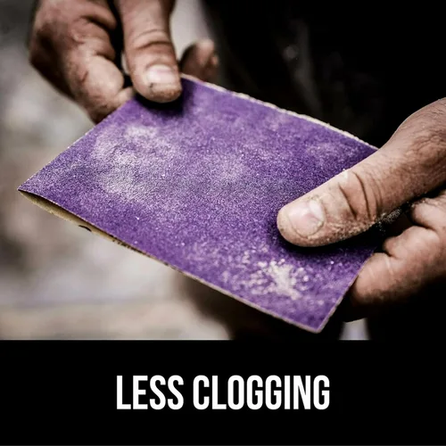 Vista 5 de Papel de lija de grado profesional de grano de 9 "x 11" [Juego de 20] Grano: 120