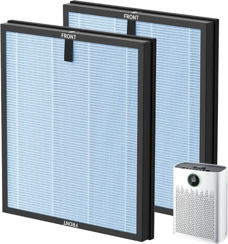 HAP603 - Paquete de 2 filtros de repuesto compatibles con ECOSELF HAP603 / HAP603WF, filtro de repuesto para purificadores de aire para el hogar,