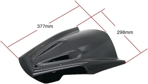 Vista 3 de Motorcycle Windscreen Motorcycle Windshield with Mounting Bracket Wind Deflectors Windscreen for YA&MAHA MT07 MT FZ 07 2013 2014 2015 2016 2017 FZ-07