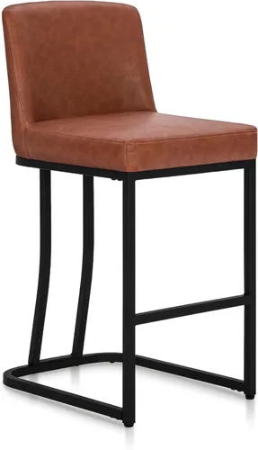 Vista 51 de Sophia & William Taburetes de bar de 24 pulgadas para isla de cocina, taburetes de bar de altura de mostrador con respaldo, sillas de bar modernas