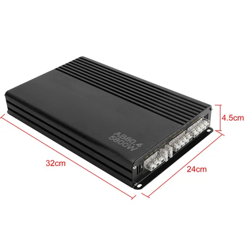 Vista 2 de YaeCCC 5800W 12V Amplificador de Coche de 4 Canales Estéreo Audio Super Graves Potencia Subwoofer Amp