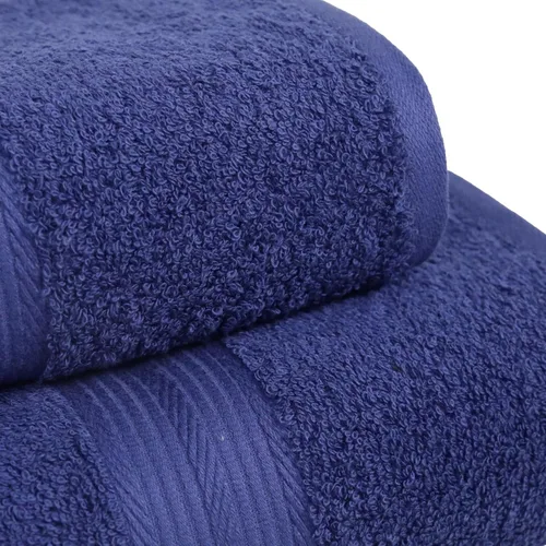 Vista 5 de Amazon Basics Juego de 6 toallas de gran tamaño resistentes a la decoloración, toallas 100% algodón para baño, suaves y absorbentes, 2 toallas