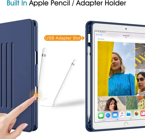 Vista 4 de Fintie Funda magnética con soporte para iPad Air de 10.5 pulgadas (3ª generación) 2019 / iPad Pro de 10.5 pulgadas 2017, visión multiángulo, carcasa
