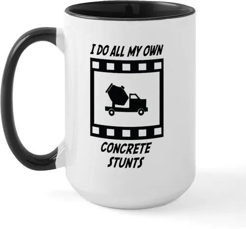 Vista 14 de CafePress I Do My Own Stunts Tazas Taza de café de cerámica de 15 oz (15.0 fl oz)
