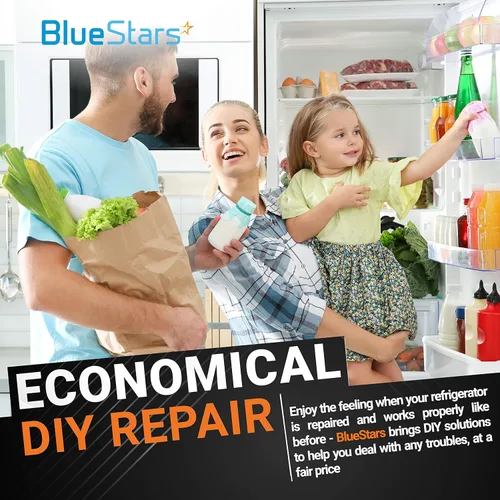 Vista 6 de BlueStars 4318165 - Kit de leva para cierrapuertas de refrigerador mejorado – Compatible con refrigeradores Whirlpool Kenmore KitchenAid Roper