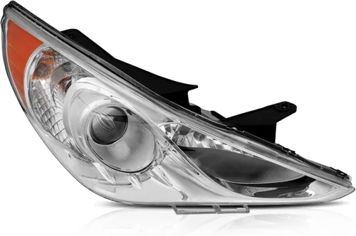 Vista 3 de ECCPP Conjunto de faros para Hyundai Sonata 2011-2014 Faros delanteros del lado del conductor y del pasajero