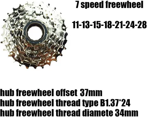 Vista 3 de DRIFT MANIAC Rueda libre de 7 velocidades para E-Bike 11-28T/11-34T Tornillo en rueda libre