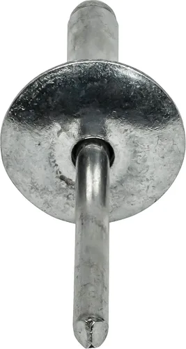 Vista 4 de Fastenere Remaches de brida grande – 1/8" x 1/2" (50 piezas) resistentes, de extremo abierto, resistente a la corrosión de aluminio, alta