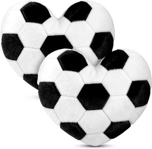 Vista 9 de 2 almohadas de béisbol de San Valentín, almohada de béisbol suave bordada de 11 pulgadas, almohada de béisbol con forma de corazón de felpa