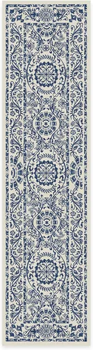 Vista 2 de RUGGABLE Delphina Alfombra de pasillo, perfecta alfombra vintage lavable para entrada, pasillo, cocina, apta para mascotas y niños, resistente a