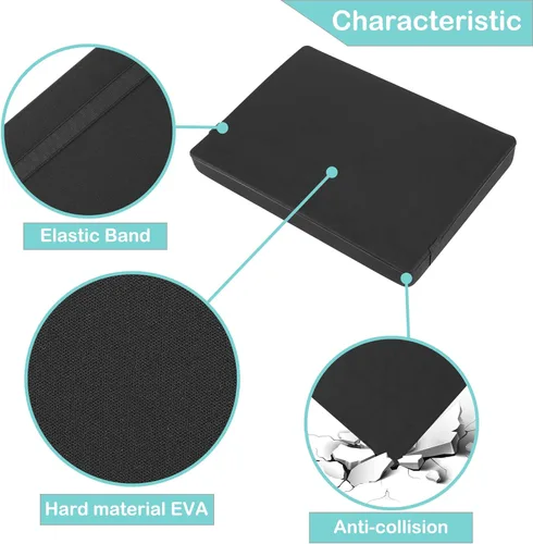 Vista 5 de Caja de figuras miniatura de EVA dura, funda de transporte de 36 ranuras, capa de espuma previamente ranurada compatible con DND y todas