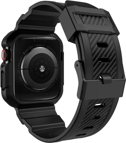 Vista 2 de Orobay compatible con Apple Watch Band de 41 mm, 40 mm, 38 mm, correa resistente a los golpes para iWatch SE Series 7 6 5 4 3 2 1 41 mm, 40 mm, 38