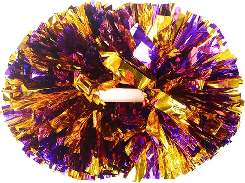 Vista 21 de Pompones de animadora para fiestas deportivas, accesorios de equipo de baile, espíritu de escuadrón de animación (A-15)