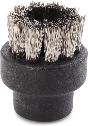 Dupray Cepillos pequeños de acero inoxidable - Los mejores accesorios de limpieza de alta resistencia para limpiadores a vapor Dupray (paquete de 10)