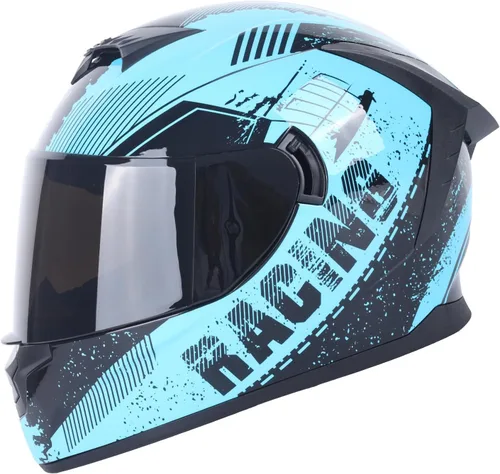 Full Face Motorcycle Helmets for Adults Men and Women with Internal Tinted Visor