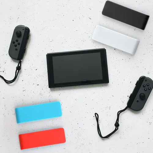 Vista 5 de KINBOM 4 piezas de soporte trasero para Nintendo Switch, soporte de repuesto para interruptor, soporte de repuesto para interruptor, soporte