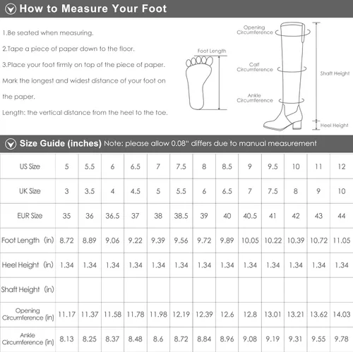 Vista 6 de DREAM PAIRS Botas de invierno a media pantorrilla para mujer