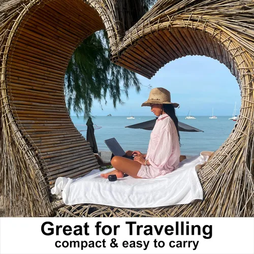 Vista 8 de Swiftpoint PadPoint - Mouse inalámbrico hecho para iPad Pro, Air, MacBook y tableta, mini agarre Ergo Pen Compatible con Apple Pencil, teclado