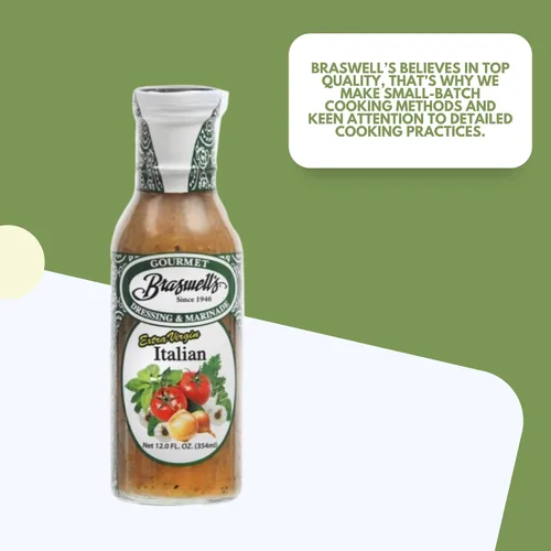 Vista 6 de Braswell's Aderezo italiano elaborado con aceite de oliva virgen extra