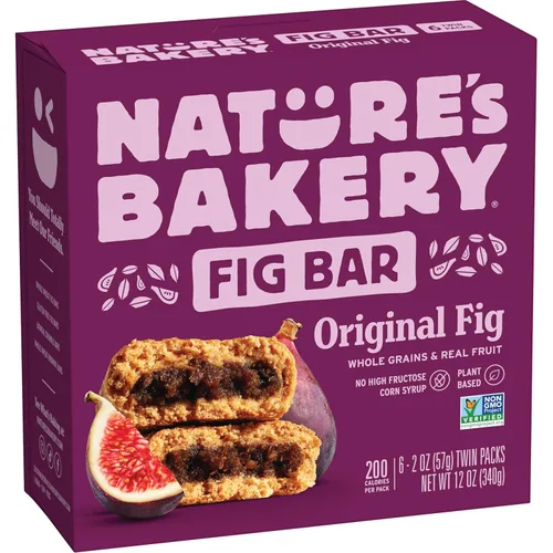 Vista 30 de Nature's Bakery Barra de higos, manzana y canela, 2 oz