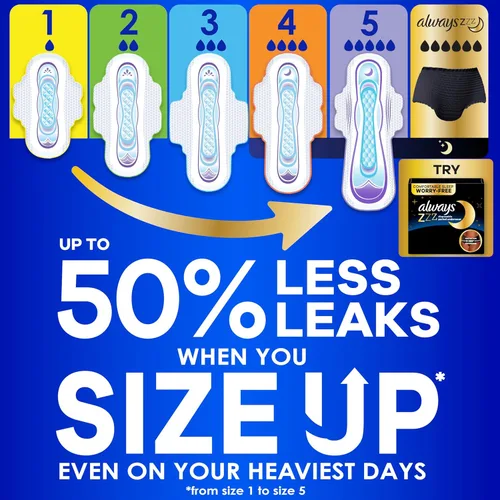 Vista 6 de Always Toallas Ultra Delgadas con Alas, Tamaño 1, Regular, 46
