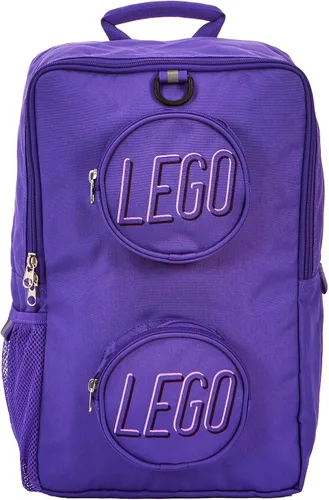Vista 3 de LEGO Mochila de ladrillo Lego - equipaje de mano morado, Negro, Tamaño único, Mochila