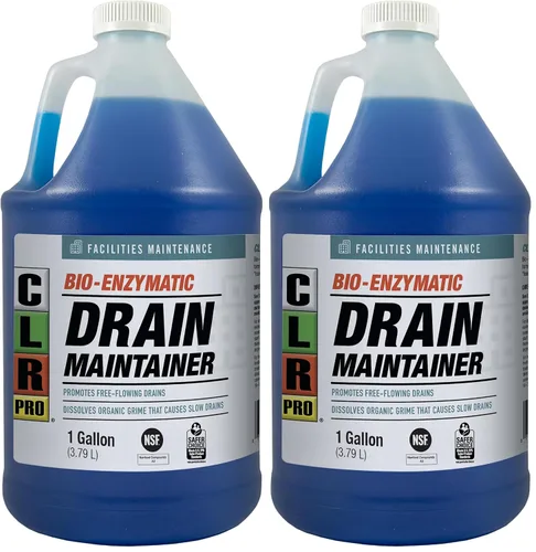 Vista 11 de CLR PRO - Tratamiento comercial de drenaje y trampa de grasa, fórmula microbiana de mantenimiento preventivo, botella de 1 galón Fórmula