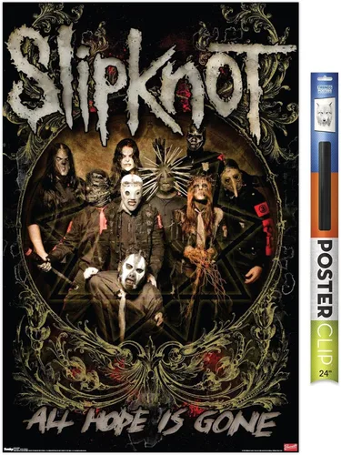 Vista 20 de Trends International Slipknot - Póster de pared de Hope Is Gone, 14.725 x 22.375 pulgadas, versión enmarcada de madera de granero