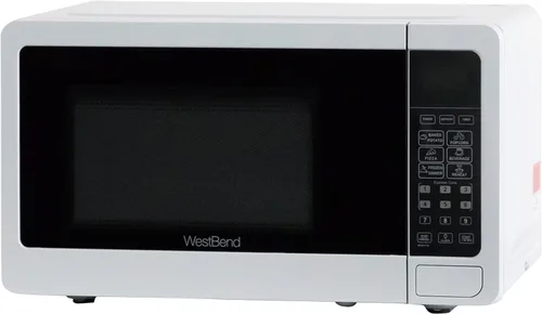 Vista 15 de West Bend Horno microondas compacto de 700 vatios con 6 ajustes de cocción preestablecidos, descongelación rápida, panel de control electrónico
