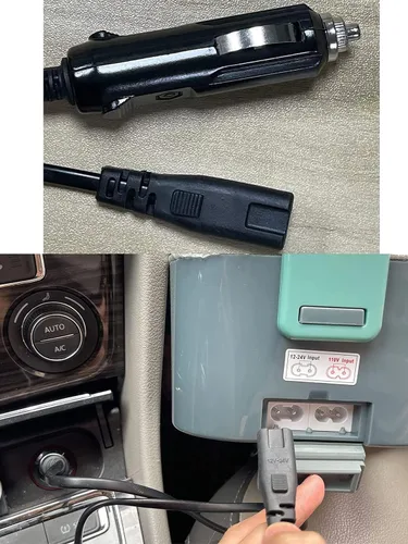 Vista 5 de Buddew Cable de alimentación: cargador de coche de 12/24 V/cargador de pared de 110 a 230 V para el hogar y la oficina, compatible con la lonchera