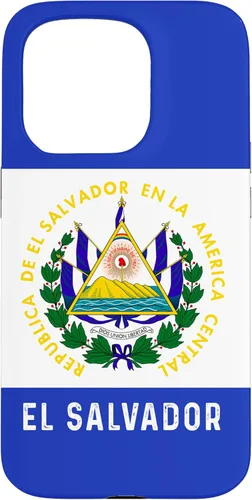 Vista 14 de El Salvador Carcasa de Teléfono Celulares Con Bandera Y Mapa - Carcasa para iPhone 17