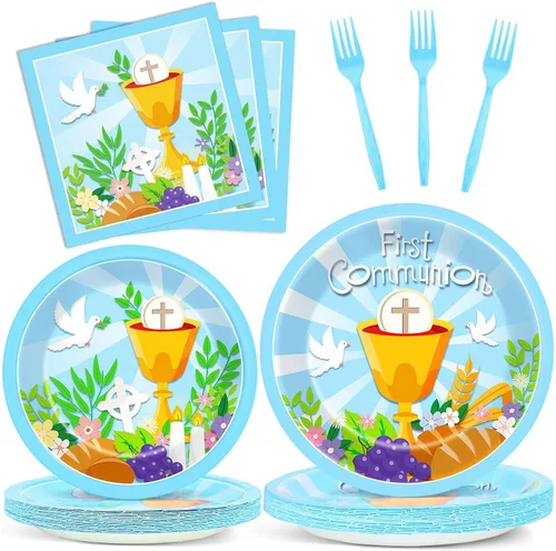 Vista 56 de Qyeahkj Juego de 100 platos de papel y servilletas de abeja, suministros para fiesta de primer cumpleaños, suministros para el primer cumpleaños