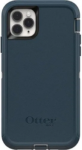 Vista 4 de OtterBox Funda de la serie Defender para iPhone 11 Pro Max (solamente), color negro, solo funda, resistente y duradera, con protección de puerto