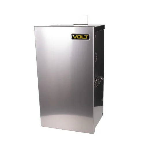 Vista 5 de VOLT Transformador de bajo voltaje Multi-Tap de 300W con temporizador digital para iluminación de paisaje