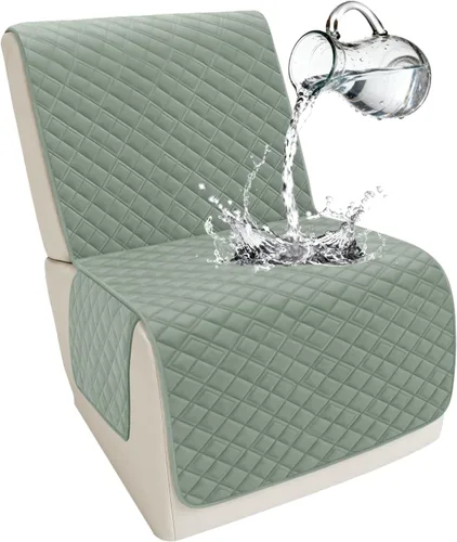 Vista 90 de Arfntevss Fundas para sofá seccional reclinable para sofá seccional en forma de L, funda antideslizante lavable para sofá reclinable con forma de L