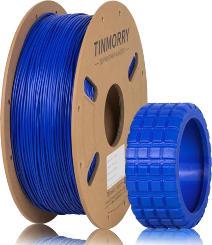 Vista 8 de TINMORRY - Filamento de poliuretano termoplástico (TPU) de 1.75 mm para impresora 3D, 1 bobina de 2.2 libras/1 kg, verde esmeralda transparente