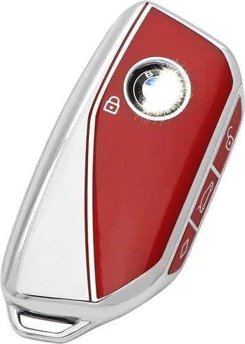 Vista 23 de La funda para llave de TPU suave avanzada es compatible con BMW X1 X5 iX i7 X6 X7 XM IX3 2023-2026 nueva llave serie 5 7 (negro)