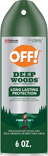 OFF! Repelente de insectos para deportistas Deep Woods II, 6 onzas.
