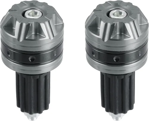 Vista 11 de X AUTOHAUX 1 par universal 0.709 in manillar tapas de extremo de barra de enchufe extremo aleación de aluminio para motocicleta negro