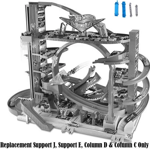 Vista 4 de Piezas de repuesto para Ultimate Garage – Hot Wheels Ultimate Garage Vehicle Playset FTB69 ~ Bolsa de piezas de repuesto 2 ~ Soporte de repuesto J