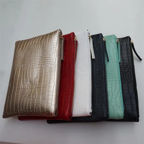 Vista 5 de NIGEDU - Bolso de piel sintética para mujer grano de cocodrilo