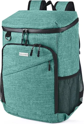 Vista 11 de BAGLHER Mochila Nevera Térmica Ligera Aislada - 30 Latas, A Prueba de Fugas para Almuerzo, Picnic, Senderismo, Viajes de Campamento