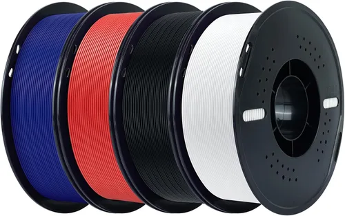 Vista 35 de Kingroon Paquete de filamento PLA de alta velocidad para impresora 3D de 1.75 mm, filamento rápido para impresora 3D para impresión hiper rápida
