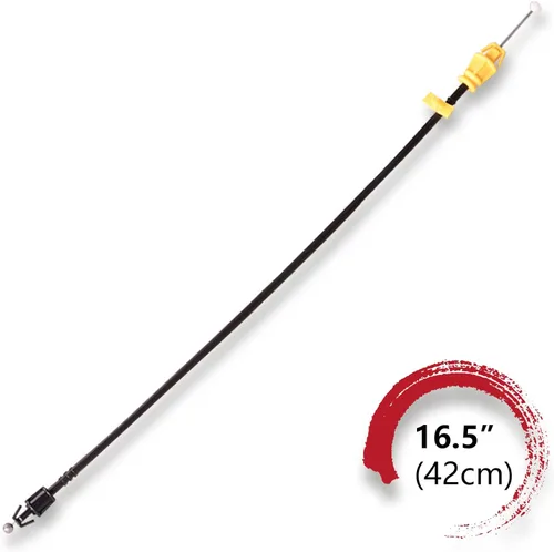 Vista 3 de Cable corto de pestillo de puerta de 16.5 pulgadas compatible con Chevrolet Silverado GMC Sierra 2007-2013 Cable de bloqueo manual de puerta