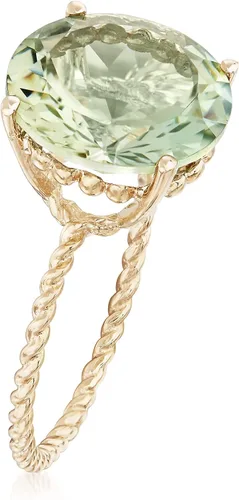 Vista 3 de Ross-Simons Gemstone Twist Rope Ring in 14kt Yellow Gold