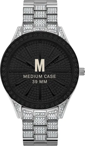 Vista 4 de JBW Reloj de pulsera de lujo para mujer Cristal de 0,12 quilates con brazalete de eslabones de acero inoxidable