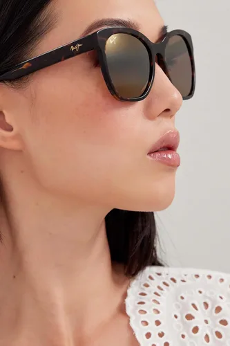 Vista 3 de Maui Jim Gafas de sol polarizadas Alulu ojo de gato para mujer