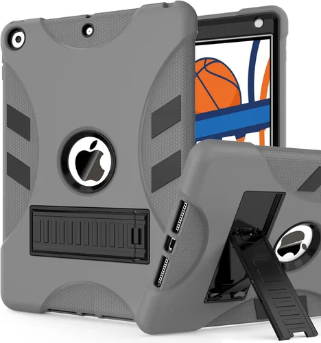 Vista 50 de Funda para iPad de 7ª/8ª generación, funda para iPad 10.2, híbrida, resistente, a prueba de golpes, funda de protección contra caídas construida
