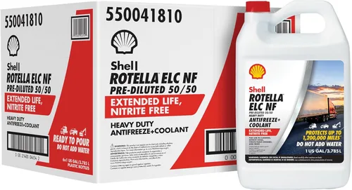 Vista 9 de Shell Rotella Extended Life ELC Anticongelante + Refrigerante, Predilluido 50/50 (1 Galón, Paquete Individual)