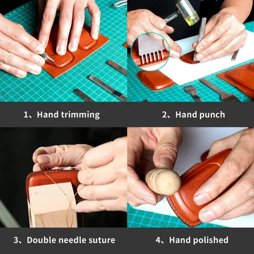 Vista 6 de Tukellen Funda de Cuero para Llavero de Audi con Cadena de Llaves, Protector de Funda de Cuero Compatible con Llavero Inteligente sin Llave 2019